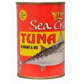 Sea Crown Tuna In Brine & Oil   Tin  425 grams